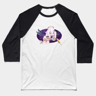 Hungry Paimon Baseball T-Shirt